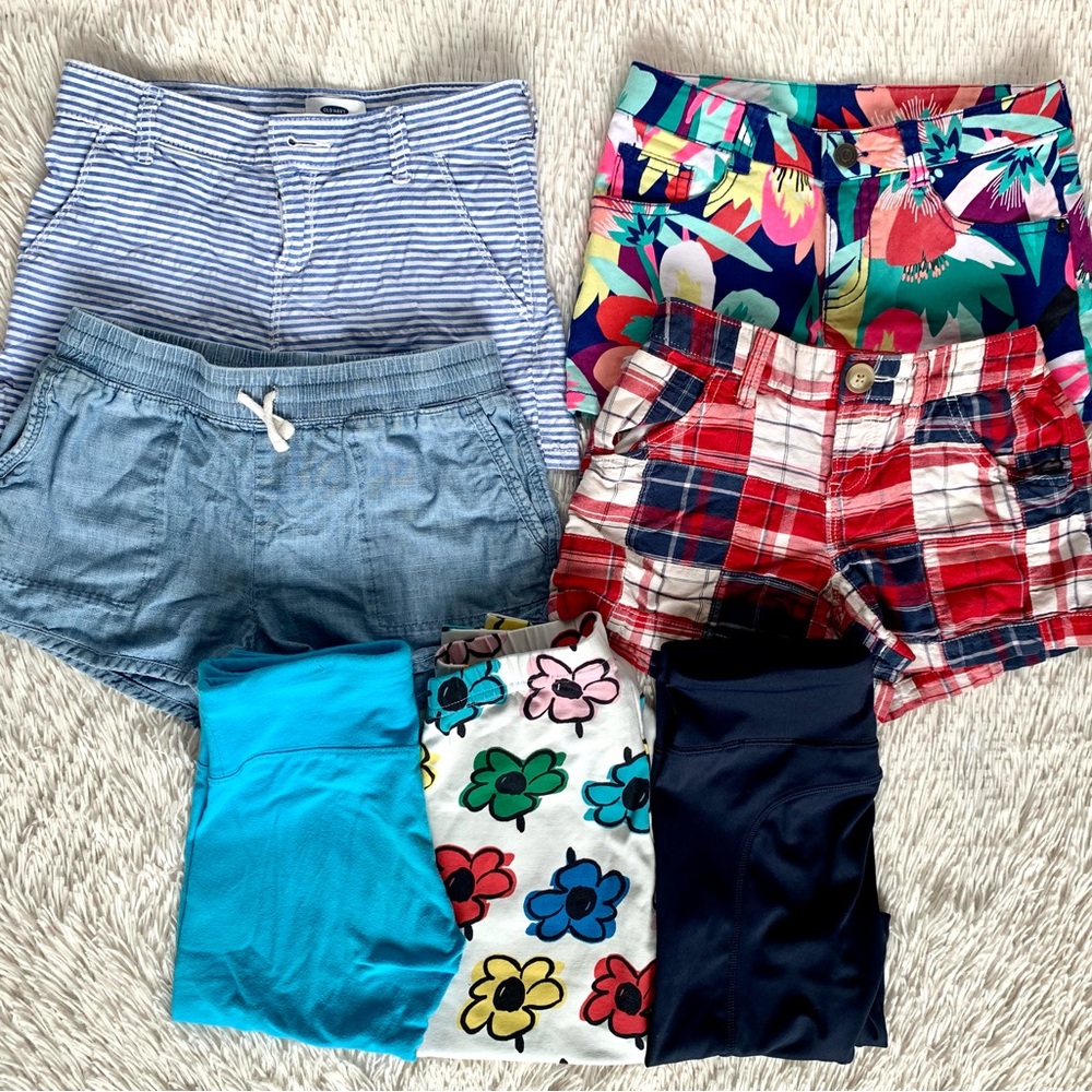 Girls Shorts/Capri Leggings Bundle•Size 10